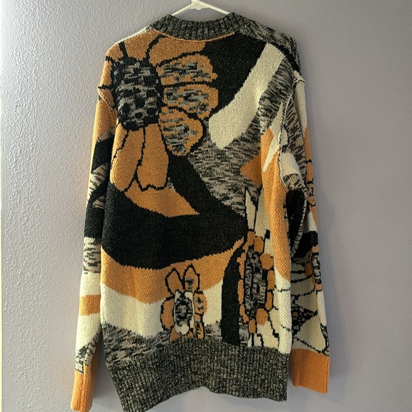 Free People Peach Petals Combo Knit Cardigan - Size Small - NWT Retail $228 - Picture 2 of 3